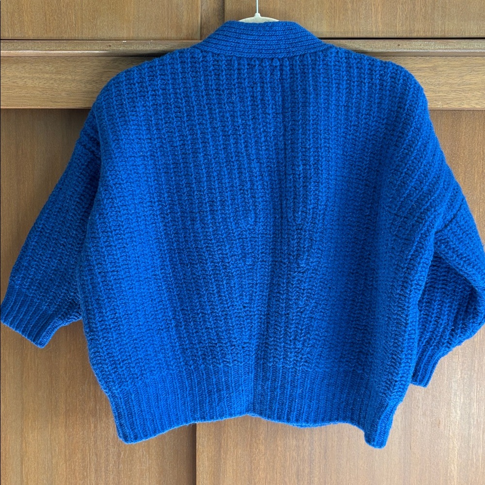Babaa Wool Blue Mini Cardigan #19 - Picture 4 of 4
